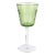 VIETRI Barocco Mint Green Wine Glass For Sale