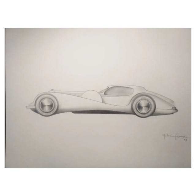 André Ferrand, Grand Coupé 4, 1998, Pencil & Ink For Sale