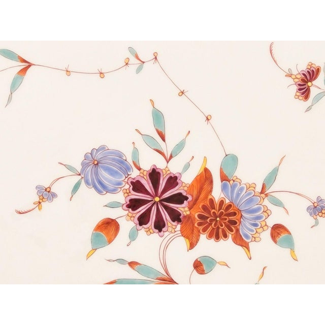 Nymphenburg Indian Summer Flowers Oval Platter, Western Germany