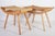 Set of Mid-Century Raffia Stools from Uluv, 1960s For Sale - Image 9 of 14
