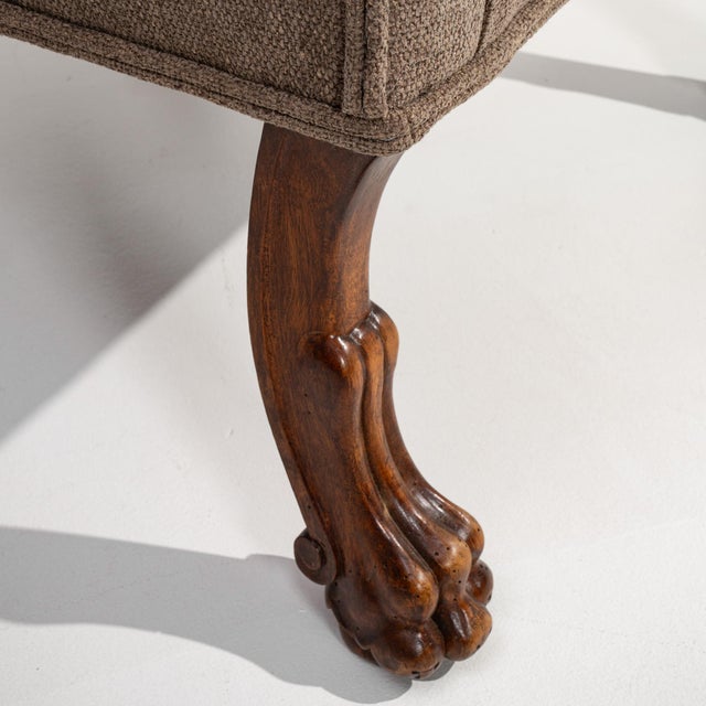 Empire Carved Upholstered Armchair, Neoclassical Style, France, Circa 1820 For Sale - Image 16 of 17