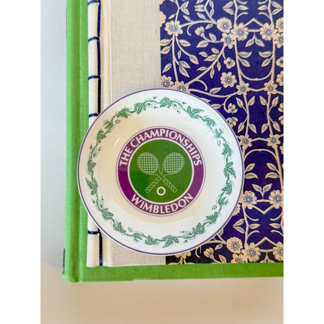 Charming little ring dish by Wedgwood, the Wimbledon Championships Collection. A perfect gift for your tennis doubles...