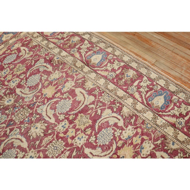 Vintage Zabihi Collection Turkish Room Carpet - 6'5" x 9'7" For Sale - Image 10 of 10