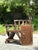 Coffee Vintage Boho Primitive Bench For Sale - Image 8 of 11
