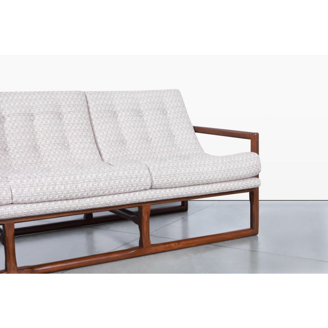 Sienna Mid-Century Modern Walnut Sofa Attributed to Milo Baughman For Sale - Image 8 of 12