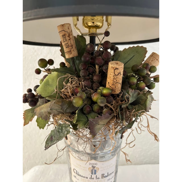 Traditional Vintage Artisanal Vineyard Table Lamp For Sale - Image 3 of 7