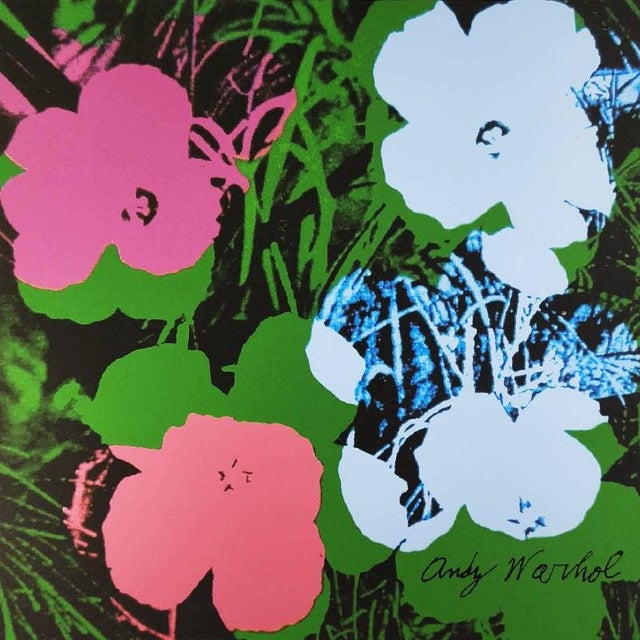 Andy Warhol After Andy Warhol, Flowers, 1980s, Numbered Limited Edition Lithograph For Sale - Image 4 of 9