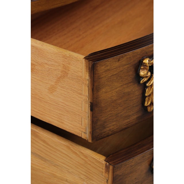 Wood Karges French Provincial Walnut Nightstand For Sale - Image 7 of 18