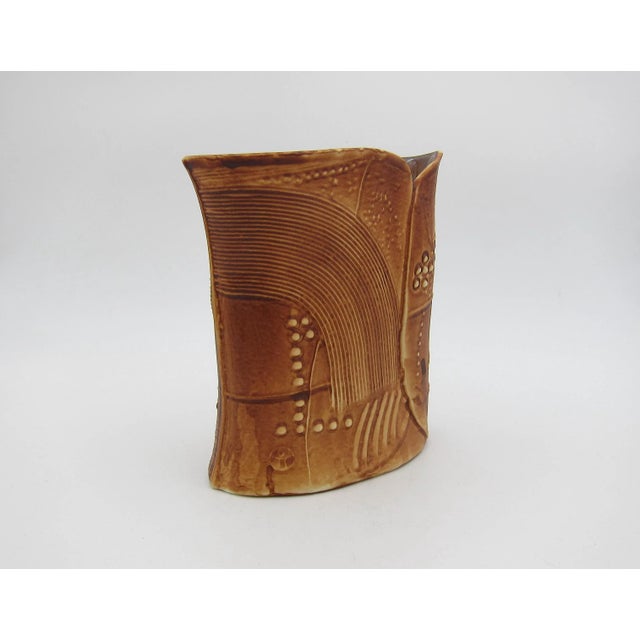 1970s Bertil Vallien Porcelain Terra Vase for Rörstrand of Sweden For Sale - Image 5 of 10