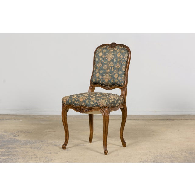 Set of 12 Late 19th Century French Provincial Louis XV Oak Dining Chairs For Sale In New York - Image 6 of 18