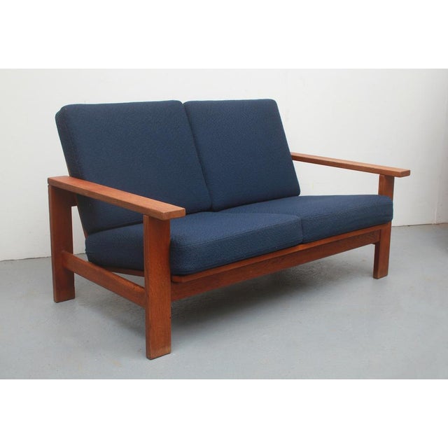 Teak 2-Seater Sofa by Hans J. Wegner for Getama, 1965 For Sale - Image 4 of 15
