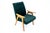 Wood Vintage Green Armchairs by Jaroslav Šmídek for Jitona, Former Czechoslovakia, 1960s For Sale - Image 7 of 13