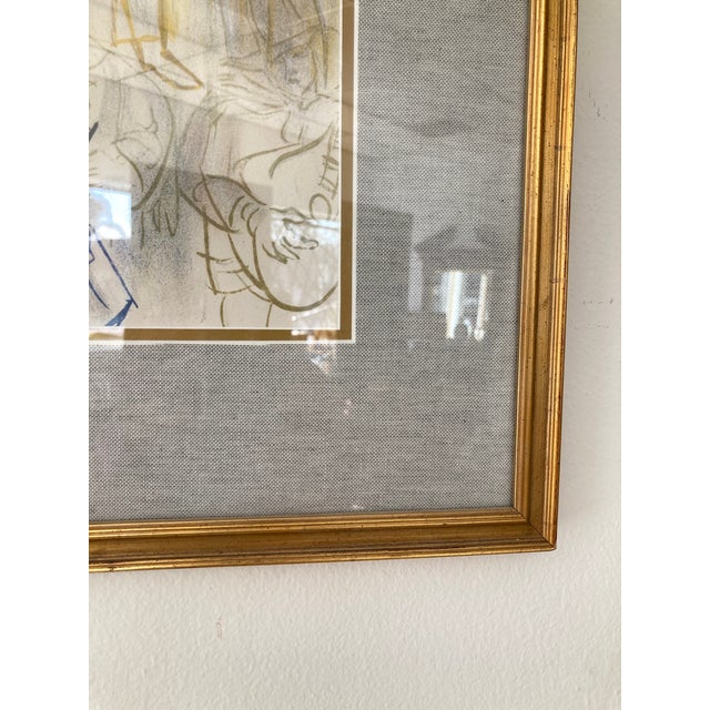 Raoul Dufy Raoul Dufy Hand Colored Illustration Pochoir From the Estate of Cz Guest For Sale - Image 4 of 12