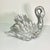 Vintage Hollywood Regency Chippendale Coastal Silver Gilt Swan Centerpiece or Planter. For Sale - Image 4 of 18