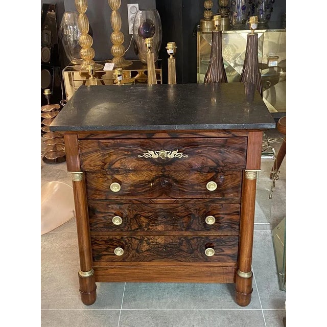 Antique Empire Chest of Drawers in Mahogany For Sale - Image 3 of 8