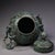Bronze Lidded Jar With Chain Handles - Archaic Style Vessel For Sale - Image 4 of 10