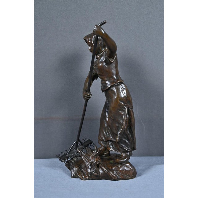 Grisard, The Haymaker, 1930, Bronze For Sale - Image 13 of 18