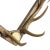 Brown Vintage Elk Antler Hat and Coat Rack With Shelf For Sale - Image 8 of 11