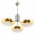 Three-Light Chandelier with Murano Glass Diffusers, Italy, 1970 For Sale - Image 13 of 13
