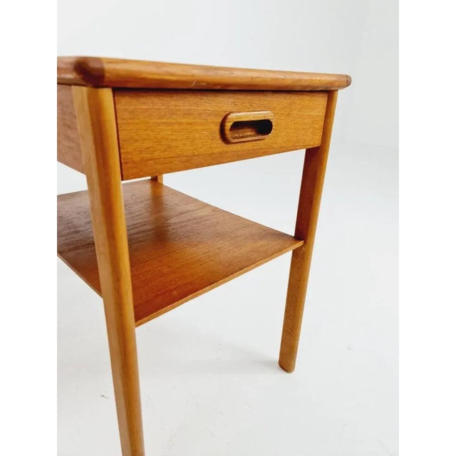 Brown Mid-Century Danish Teak Nightstands, 1960s, Set of 2 For Sale - Image 8 of 11