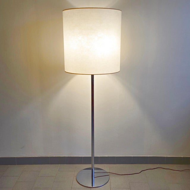 Vintage Floor Lamp in Chrome Steel by Swisslamps-International, 1970s For Sale - Image 4 of 14