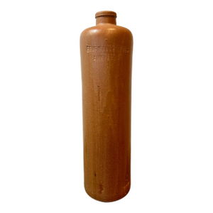 Vintage Erven Lucas Bols Stoneware Bottle – Antique 3/4 Liter Clay Crock, Amsterdam Holland