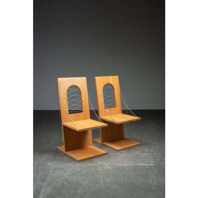 Postmodern Accent Chairs, 1990s, Set of 2 For Sale - Image 4 of 18