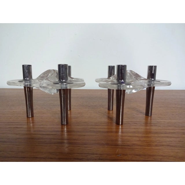 Candleholders by Ceasar Stoffi & Fritz Nagel for BMF, 1960s, Set of 2 For Sale - Image 12 of 15