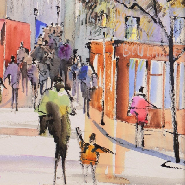 1990s 'Le Consulat, Montmartre, 1993', French School, Paris Cafe, Cathedral of Sacré-Cœur, Basilica For Sale - Image 5 of 10