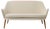 Dwell 2 Seater Sofa in Cream by Warm Nordic For Sale