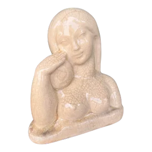 Walter a Sinz n.e. Dyer Ceramic Figure Art Deco Woman