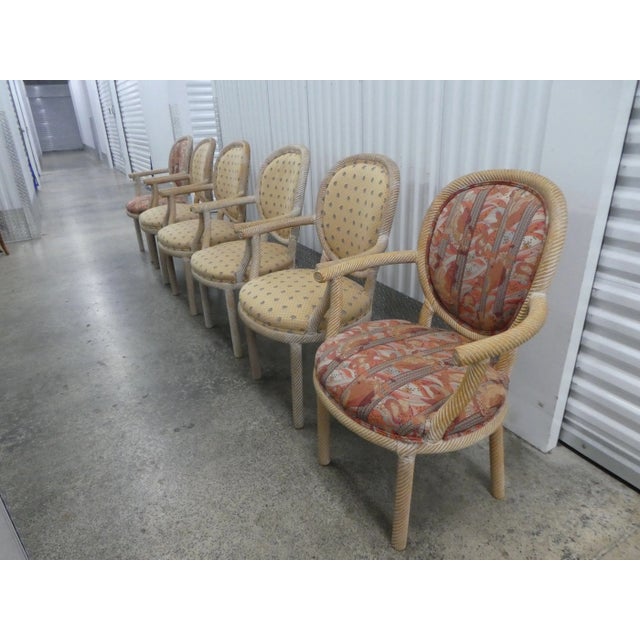 Marcello Mioni 1970s Vintage Signed Italian Marcello Mioni Dining Chairs - Set of 6 For Sale - Image 4 of 13