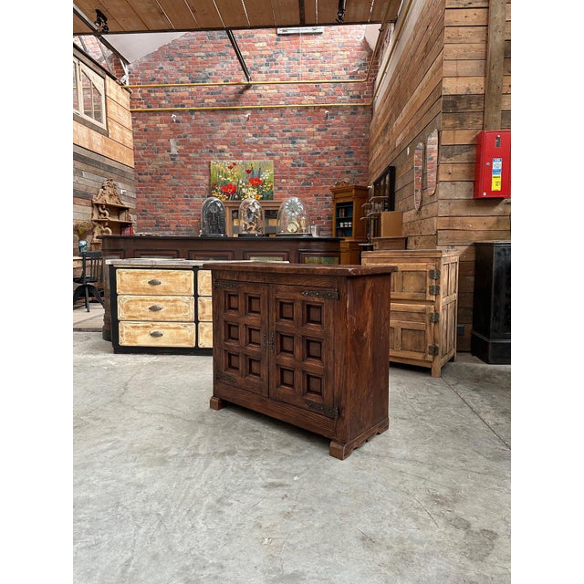 Brutalist Brutalist Sideboard with Drawers, 1950s For Sale - Image 3 of 12