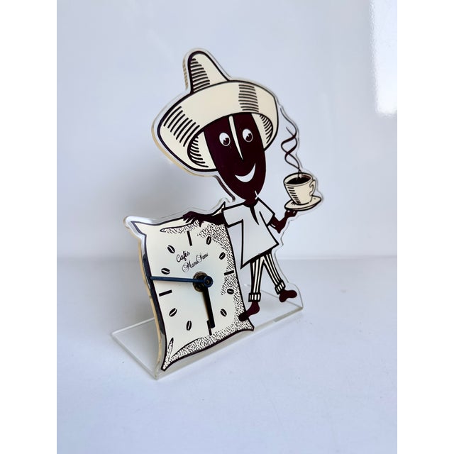 Cafés Mama Same Pop Art Advertising Table Clock / Table Display, Spain, 1990s For Sale - Image 15 of 17