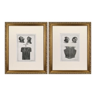 19th Century Engravings of Medeival English Armour 1801- A Pair For Sale