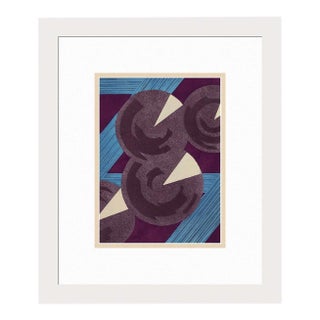 1930 Seguy Color Pochoir Prismes Framed For Sale