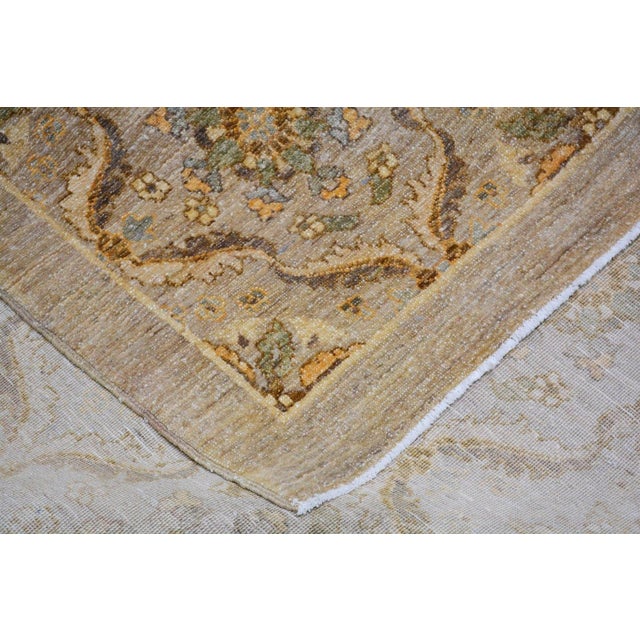 Vintage Knotted Wool Rug, 12'x14'9'' For Sale In New York - Image 6 of 6