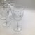 French Hexagon Stemmed Crystal Water Goblets-Set of 8 For Sale - Image 11 of 13
