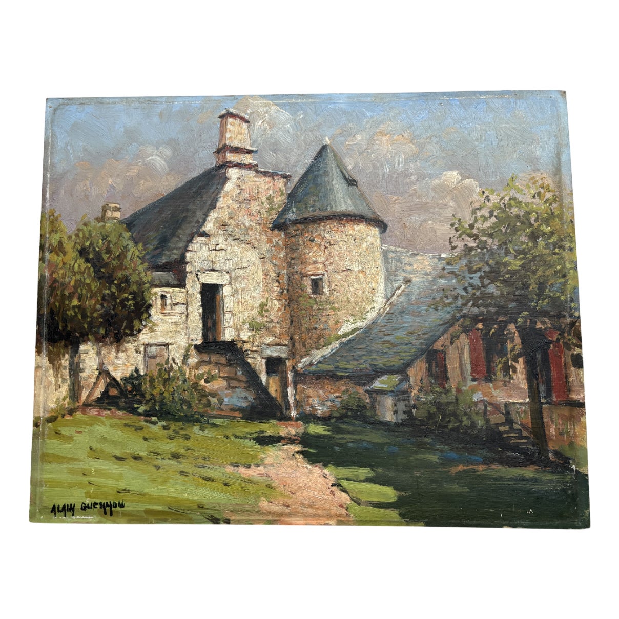Alain Guennou, Landscape, 1920s-1940s, Painting | Chairish