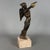 Brown 20th Century Nude Goddess Nike Winged Victory Sculpture in Bronze with Marble Base For Sale - Image 8 of 8