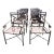 Brown Jordan Venetian Dining Chairs, 8 Pieces For Sale