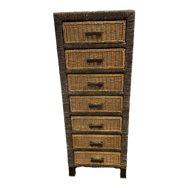 20th Century Rope Tall Chest of Drawers For Sale