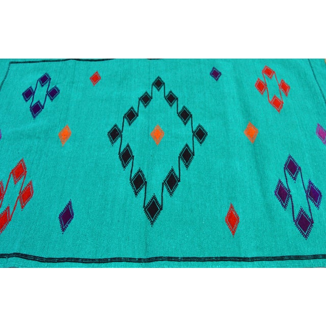 Contemporary Late 20th Century Vintage Moroccan Rug - 4'10'' X 2'11' For Sale - Image 3 of 5