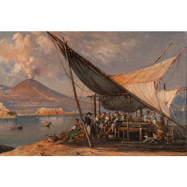 Consalvo Carelli, Naples, 1800s, Oil on Canvas For Sale - Image 7 of 16
