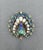 1940s 3.25 Ct Peacock Brooch For Sale - Image 9 of 9