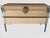 Custom built, Hand-crafted steamer trunk with removable screw-on legs. Birch exterior with metal binding, European style...