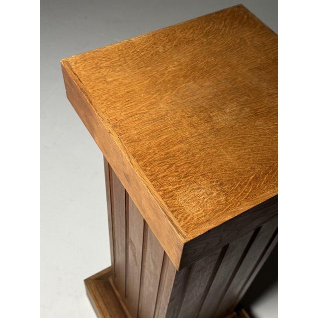 Mid-Century Oak Columns, 1960s, Set of 2 For Sale - Image 10 of 16