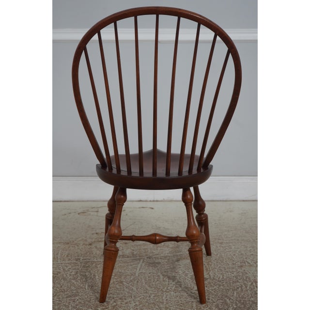 1990s Set of 4 Dr Dimes Bow Back Windsor Dining Chairs For Sale - Image 5 of 18