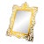 Antique English Brass Photo Frame Mid-19th For Sale