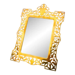Antique English Brass Photo Frame Mid-19th